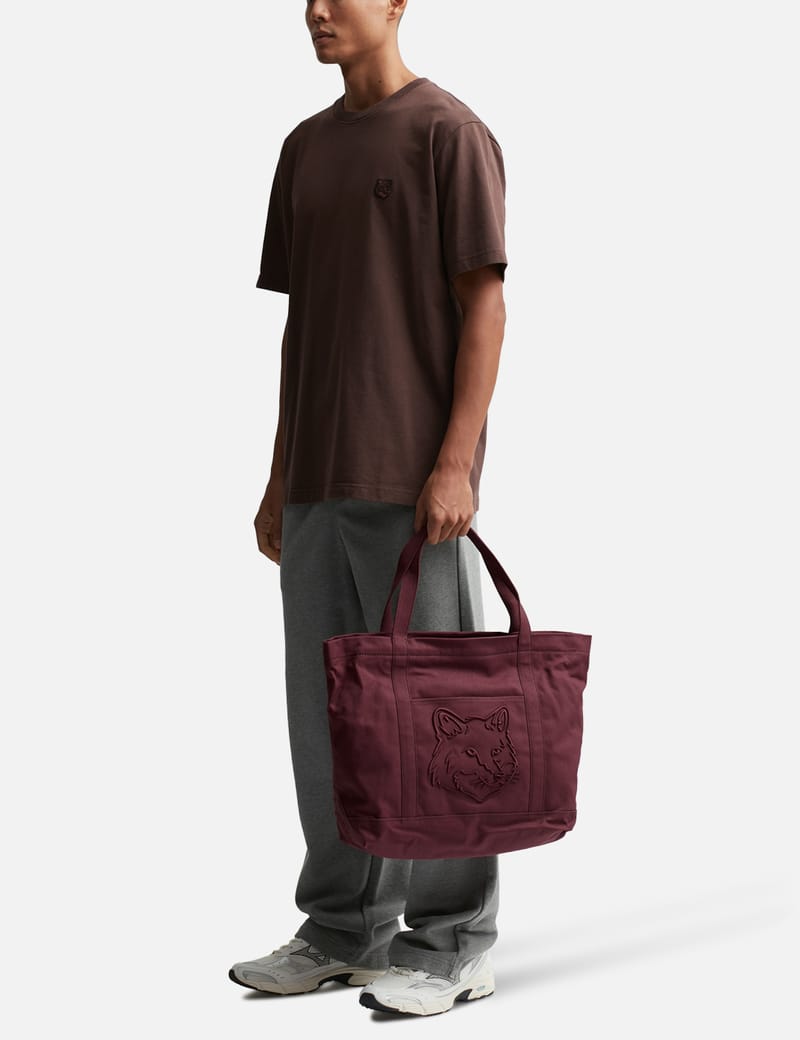 Maison Kitsuné - Fox Head Large Tote | HBX - Globally