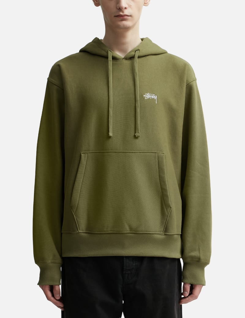 Stüssy - STOCK LOGO HOOD | HBX - Globally Curated Fashion and