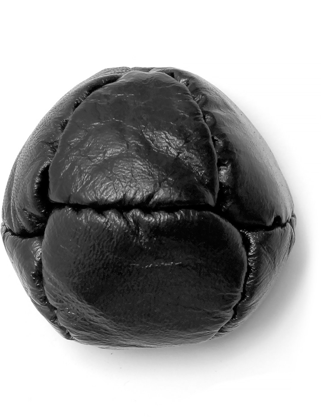 Stampd Black Leather Footbag HBX Globally Curated Fashion and