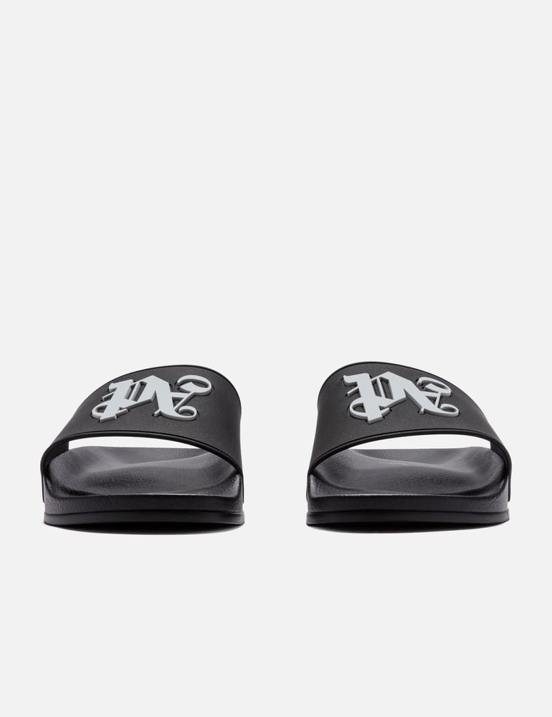 Palm Angels - PA MONOGRAM POOL SLIDER | HBX - Globally