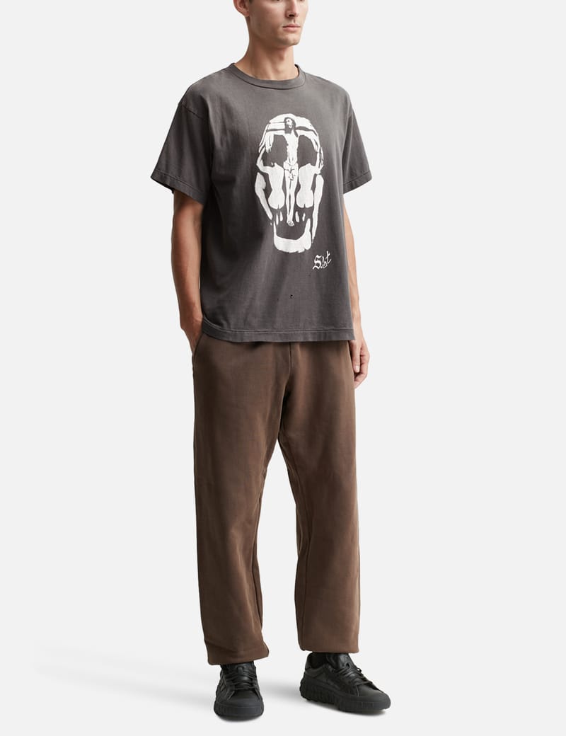 Saint Michael - Skull Jesus T-shirt | HBX - Globally Curated