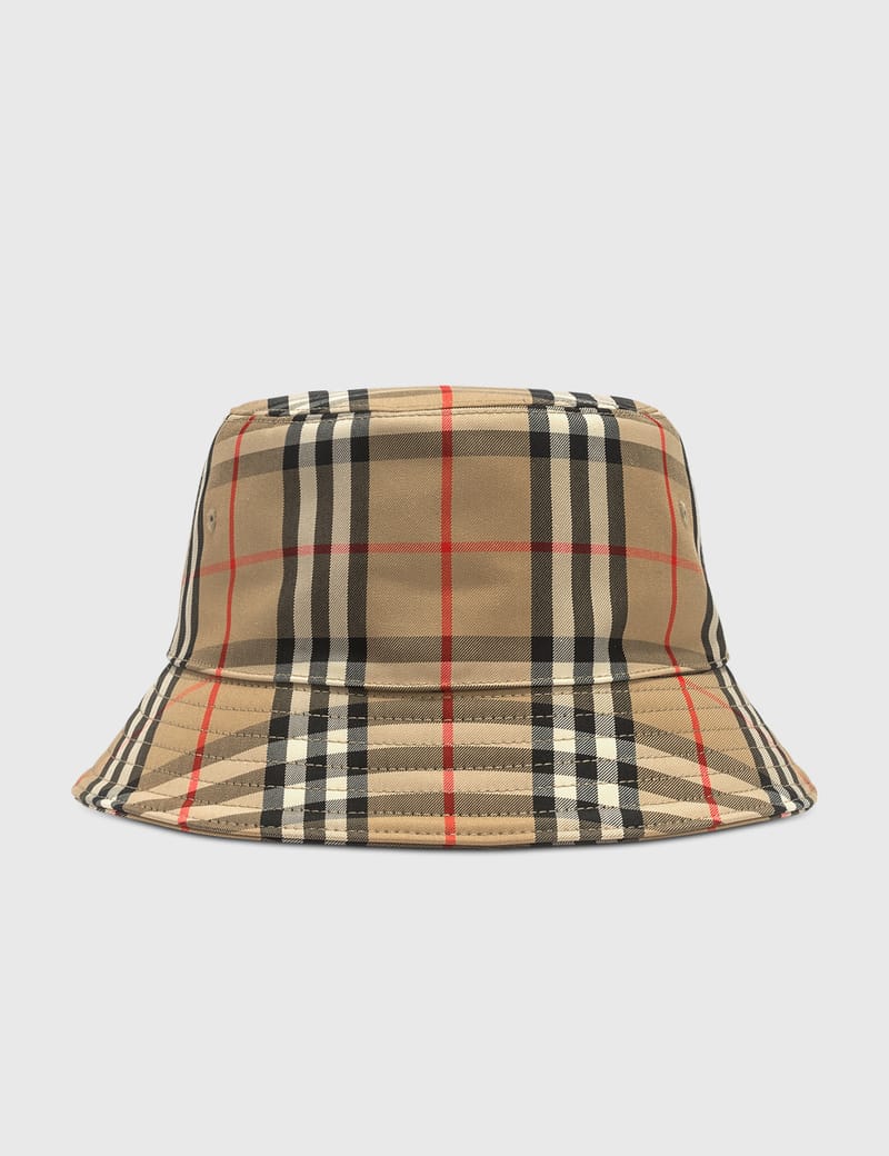 Vintage check bucket hat burberry 2025
