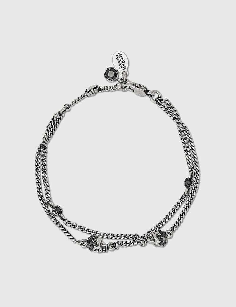 Alexander McQueen - Skull Chain Bracelet | HBX - Globally Alexander McQueen - Skull Chain Bracelet | HBX - Globally