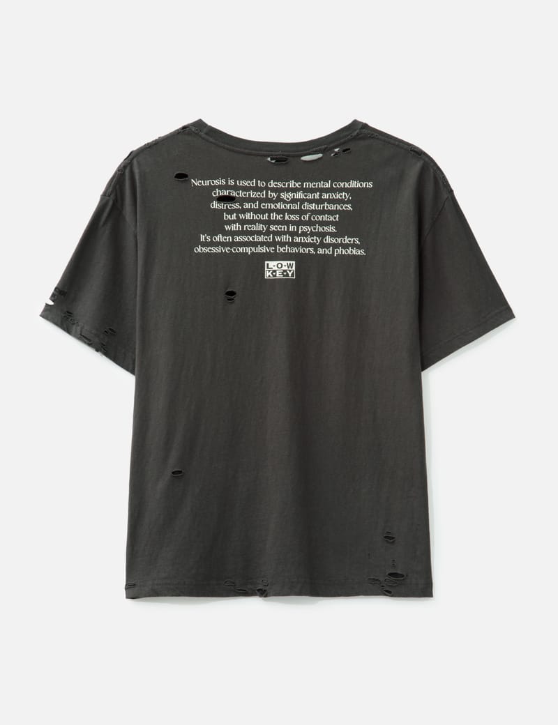 Protocol-Index NEUROSIS Distressed T-shirts - Washed black vintage