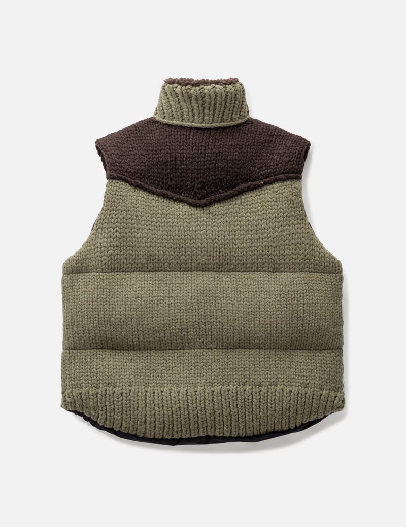 Sacai - Padded Knit Vest | HBX - Globally Curated Fashion and