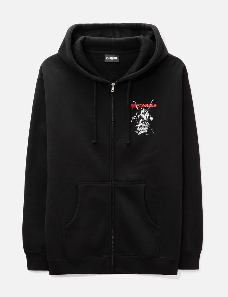 Pleasures - Goat Zip Hoodie | HBX - Globally Curated Fashion and