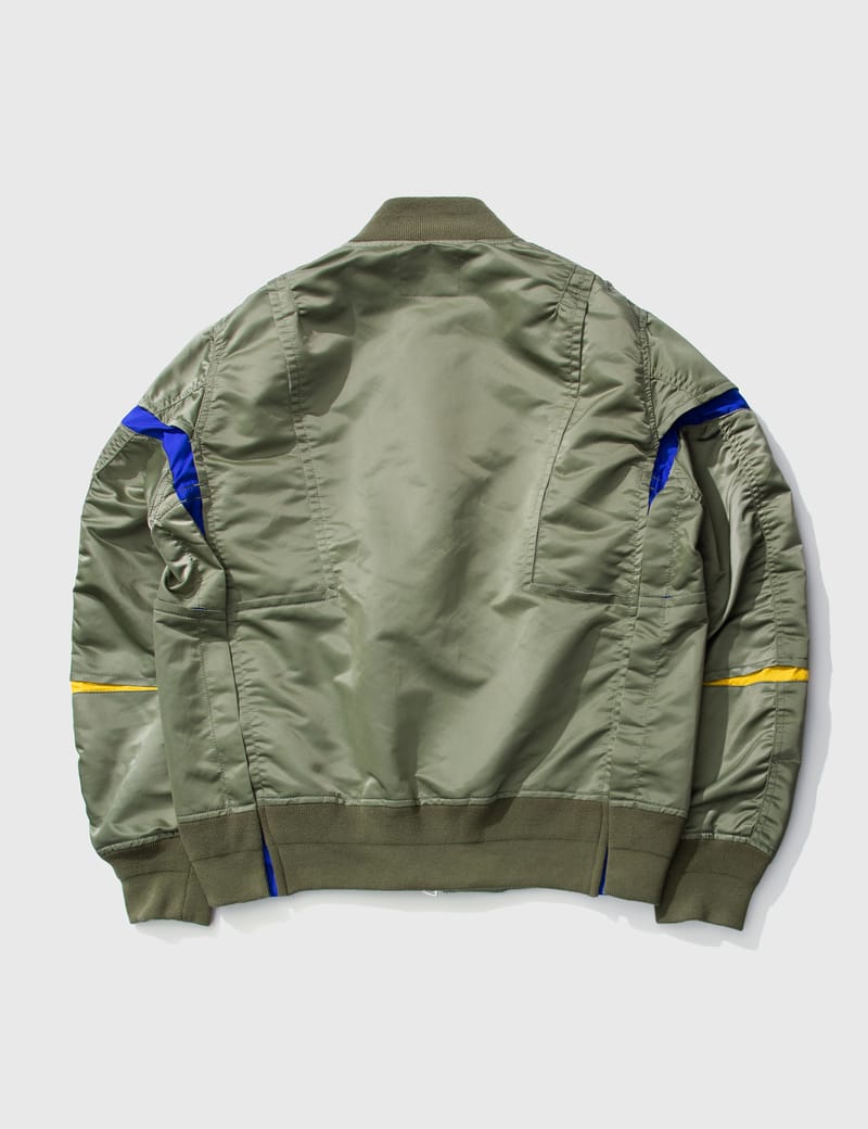 Sacai - Nylon Twill Blouson | HBX - Globally Curated Fashion and