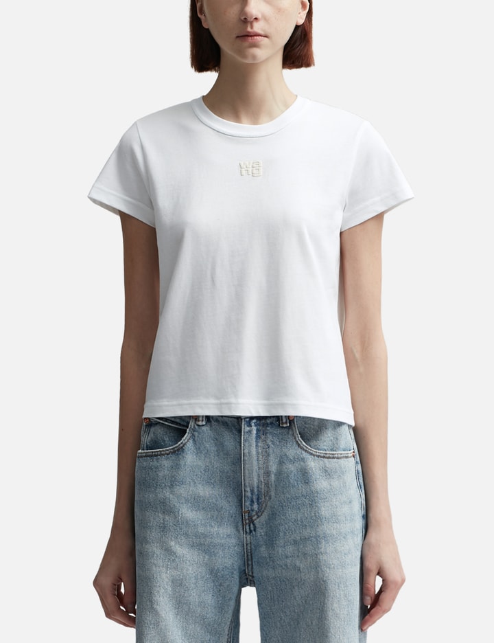 T By Alexander Wang Puff Logo Shrunken TShirt HBX Globally