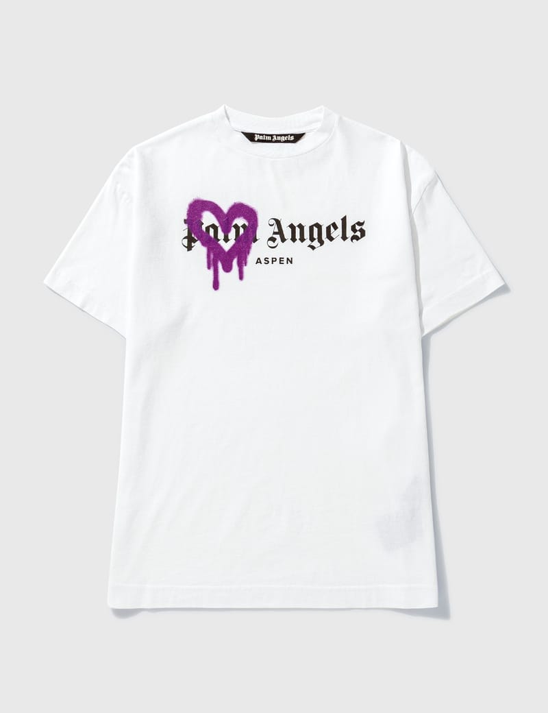 Palm Angels - Aspen Spray Logo T-shirt | HBX - Globally Curated