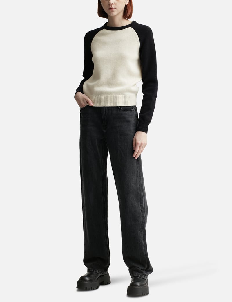 [NOTHING WRITTEN] Alpaca wool raglan jumper ☆送料込☆ Nothing Written - Alpaca Wool Raglan Jumper | HBX - 하입