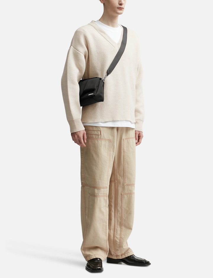 Jacquemus - Le Bambimou Nylon Flap Bag | HBX - Globally Curated Fashion ...