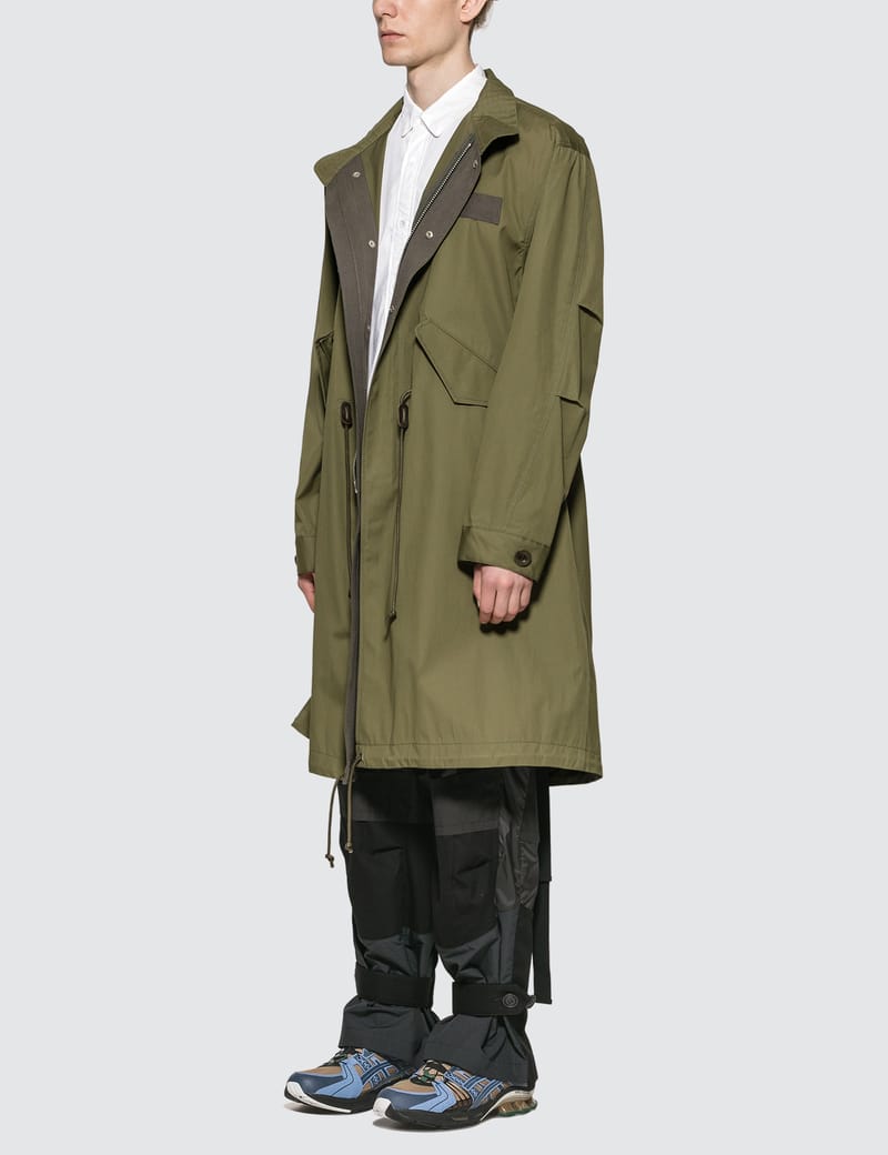 Sacai - Cotton Mods Coat | HBX - ハイプビースト(Hypebeast)が厳選 ...