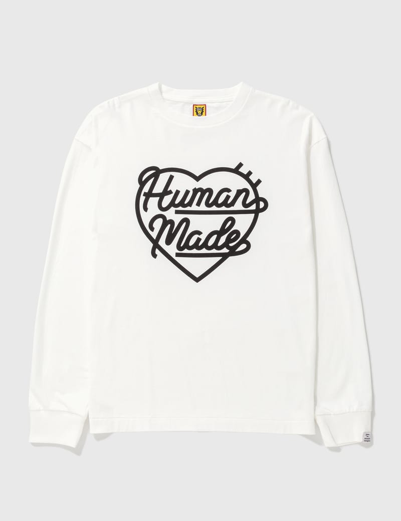 Human Made - Long Sleeve Heart T-shirt | HBX - Globally