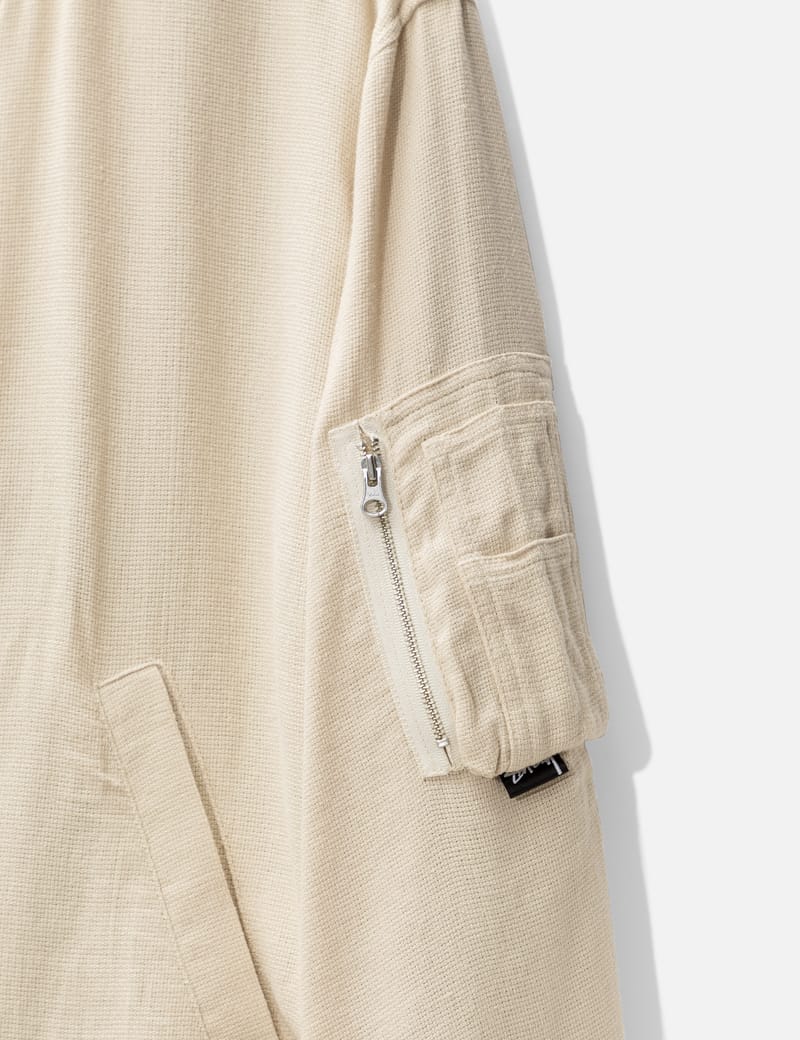 Stüssy - Linen Beach Bomber | HBX - Globally Curated Fashion and