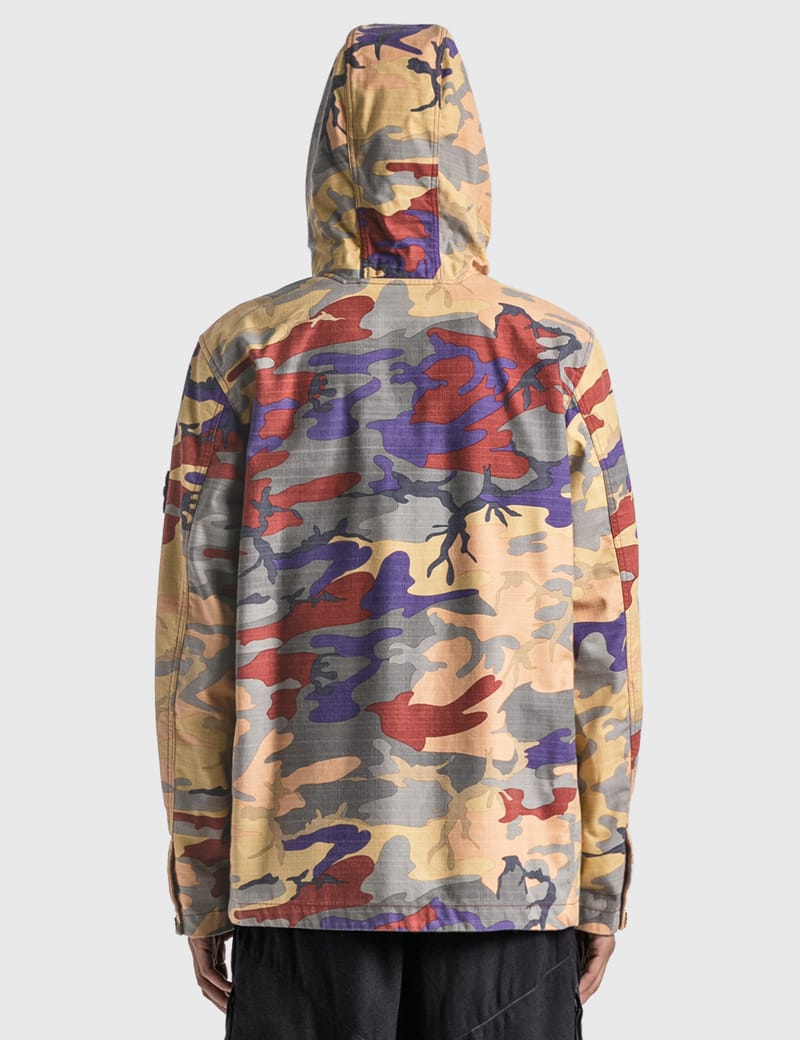 Stone Island - S.I. Heritage Camo Ripstop Nylon Watro Hooded