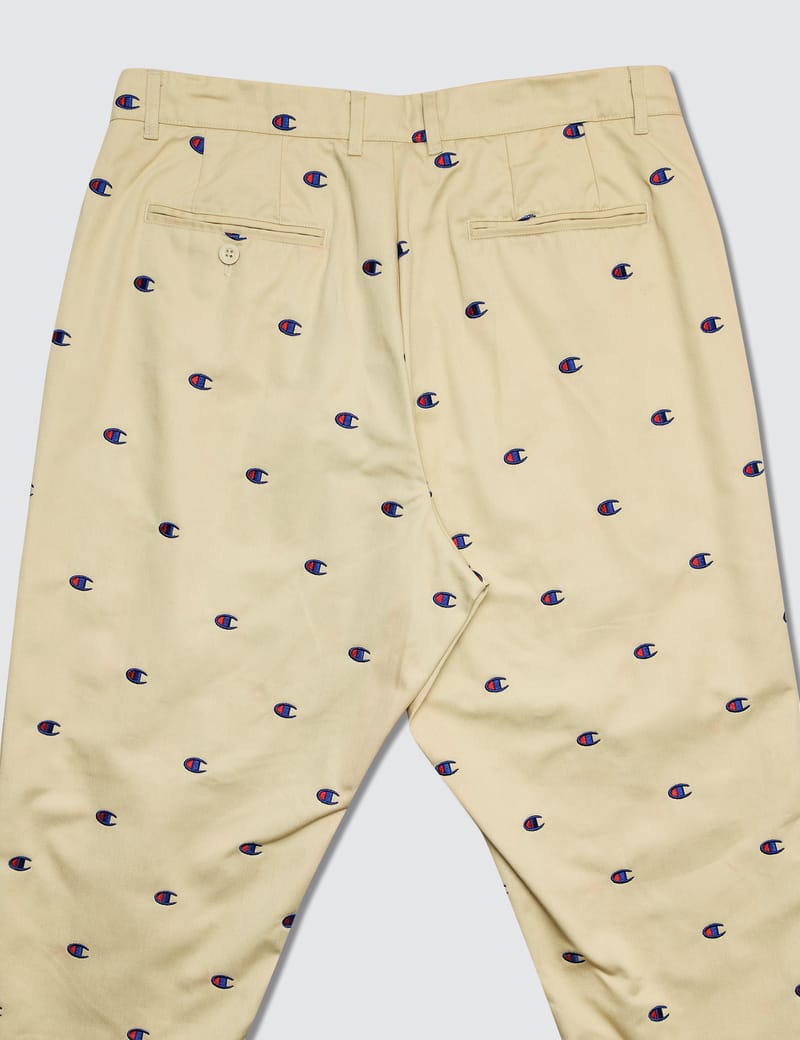 Beams x champion deals straight hem pants