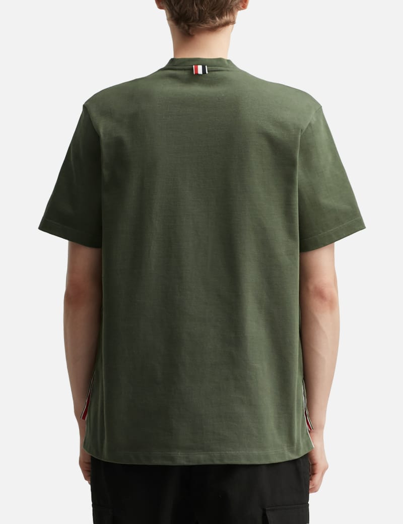Thom Browne - Embroidered RWB Pocket T-shirt | HBX