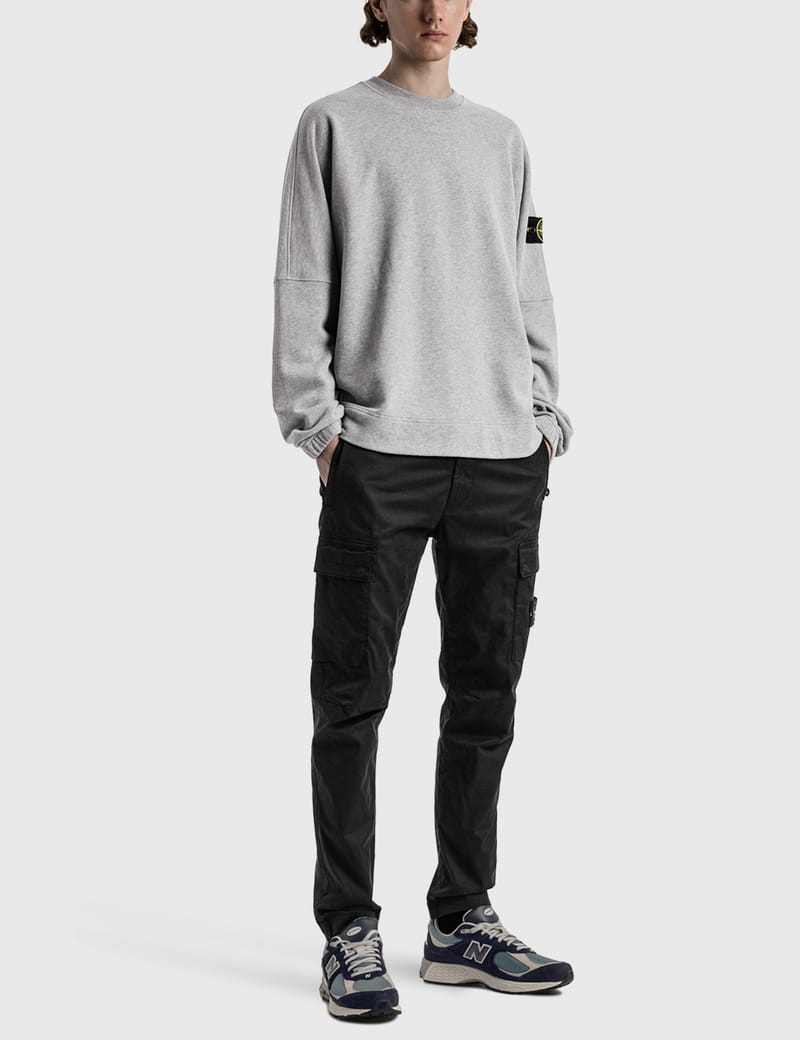 19FW STONE  コットンクルーネック スウェット Mサイズ Goodwear (グッドウェア) USAコットン 無地 クルーネック