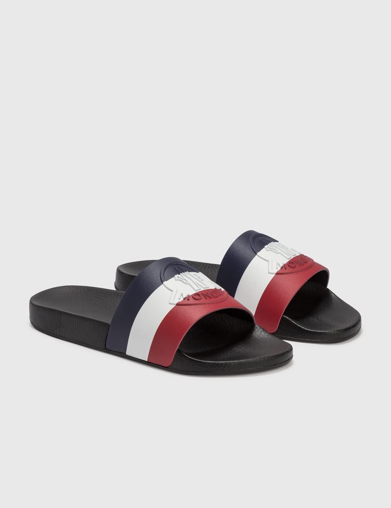 Moncler - Basile Slides | HBX - Globally Curated Fashion and