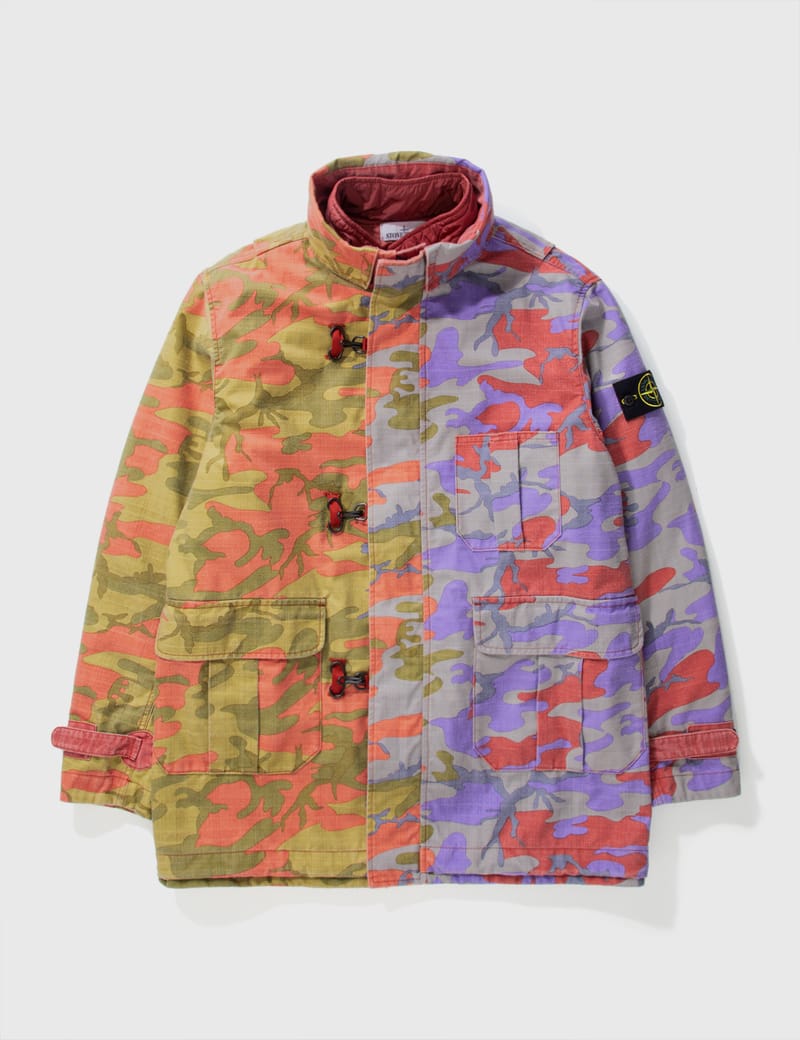 Stone island multi coloured hot sale jacket