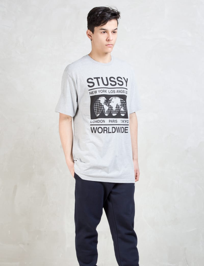 Stüssy - Worldwide Map T-Shirt | HBX - Globally Curated