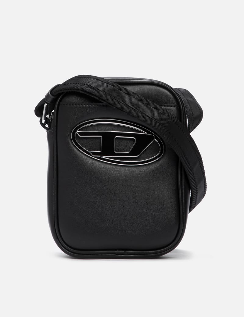 ディーゼル　HOLI-D　クロスボディバッグ　ビッグロゴ　ユニセックス　ブラック HOLI-D CROSSBODY Holi-D-Crossbody bag in PU and neoprene