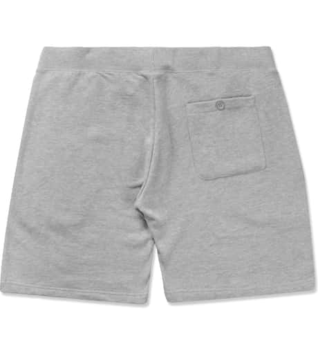 Stüssy - Heather Grey 8 Ball Sweatshorts | HBX