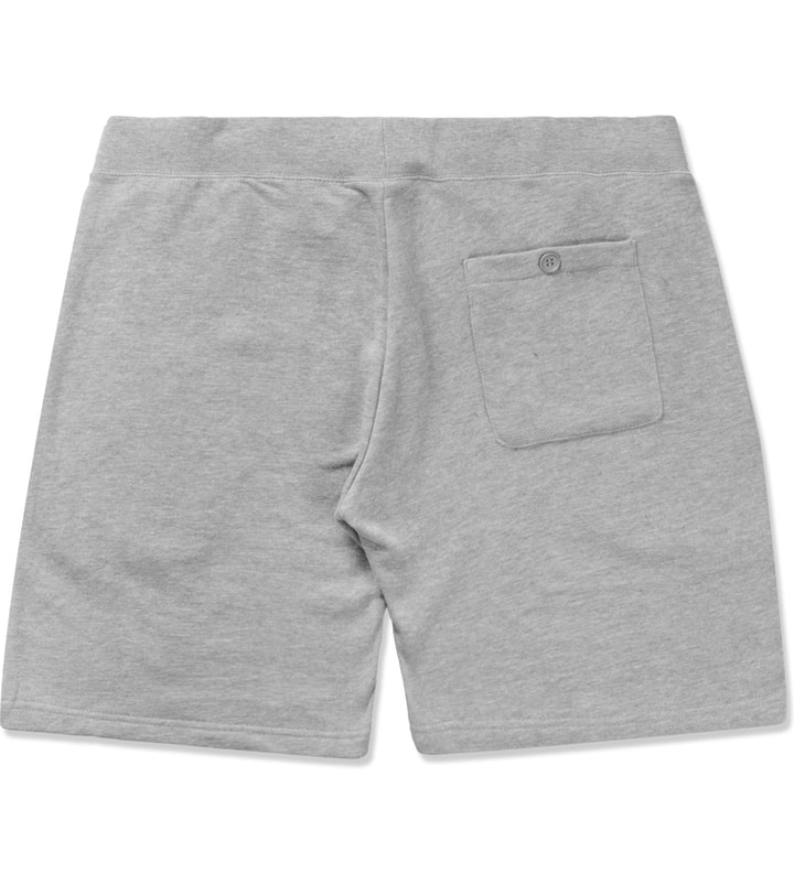 Stüssy - Heather Grey 8 Ball Sweatshorts | HBX