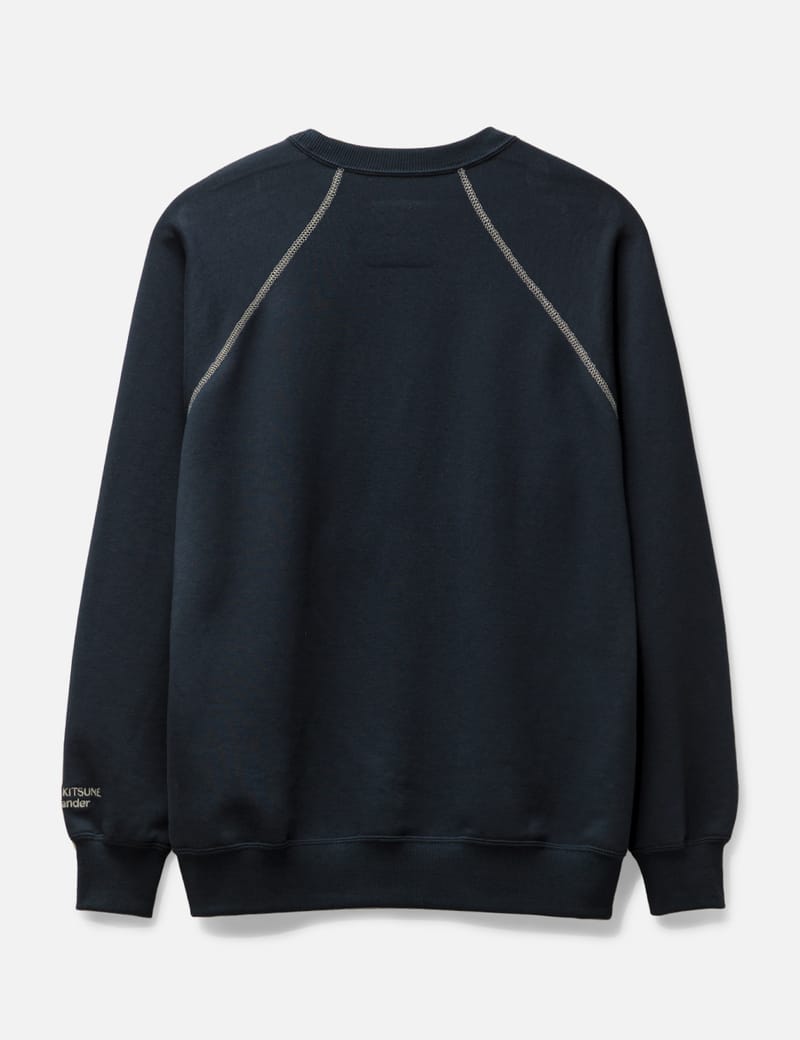 【関税込み】and wander スウェットシャツ Cotton sweat shirt-コットンスウェットシャツ-and wander