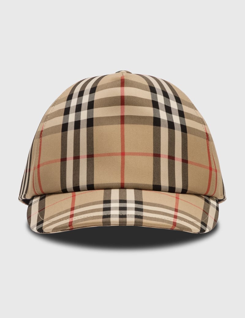 Burberry - Logo Appliqué Vintage Check Cap | HBX - Globally