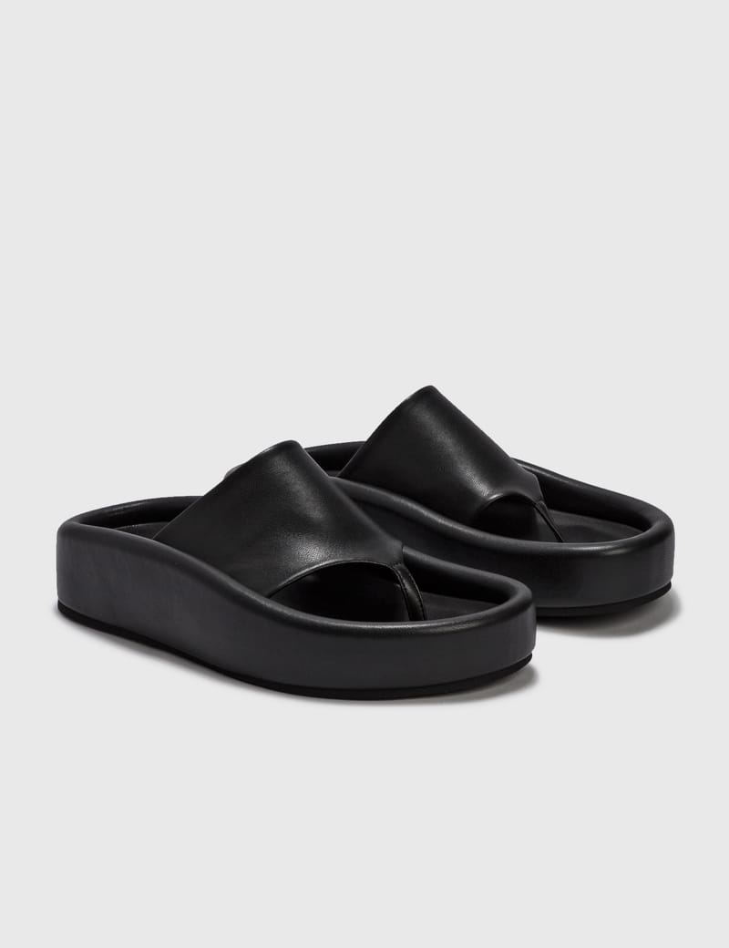MM6 Maison Martin Margiela hidden Wedge ankle boot black