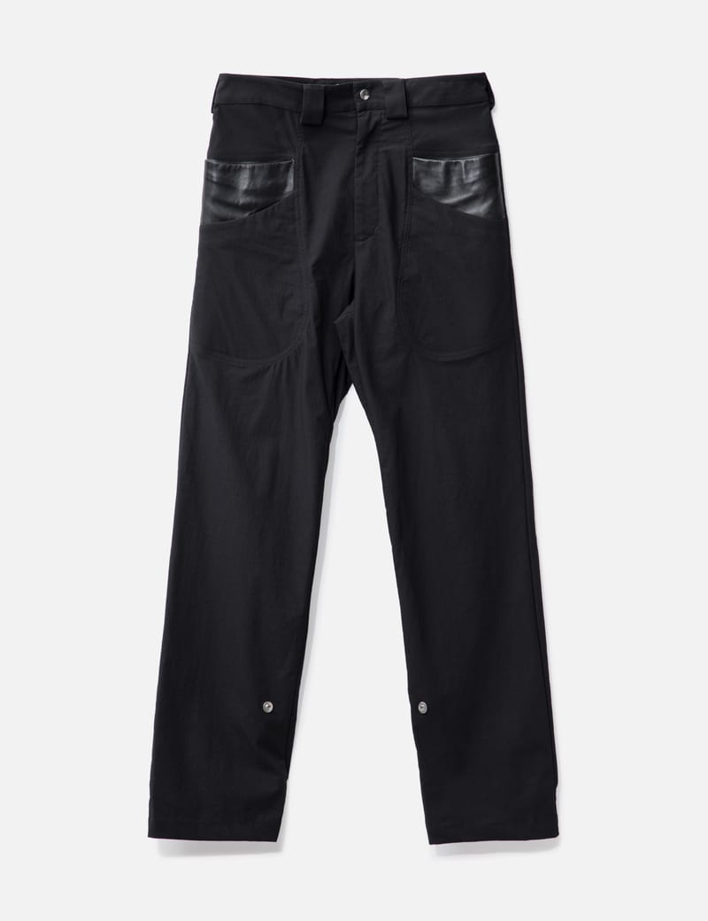 パンツ Kiko Kostadinov McNAMARA UNIFORM TROUSER Kiko Kostadinov Mcnamara Uniform Stretch Nylon & Leather