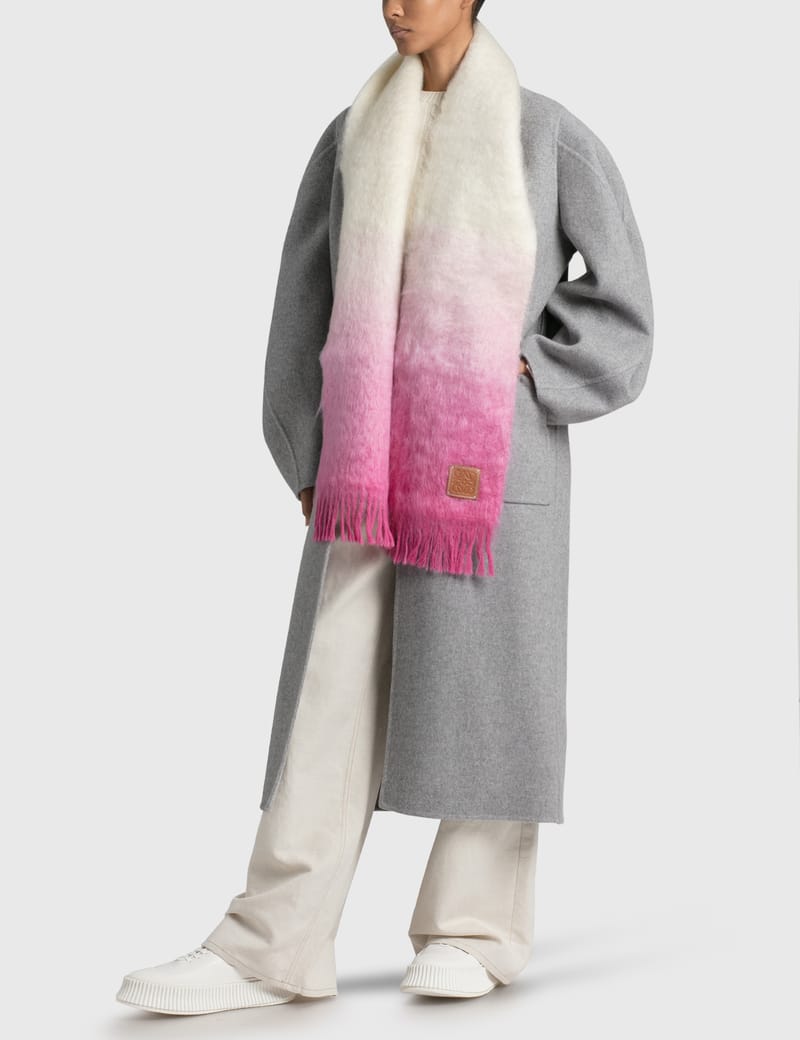 ロエベ - ディップダイ フリンジ スカーフ | HBX