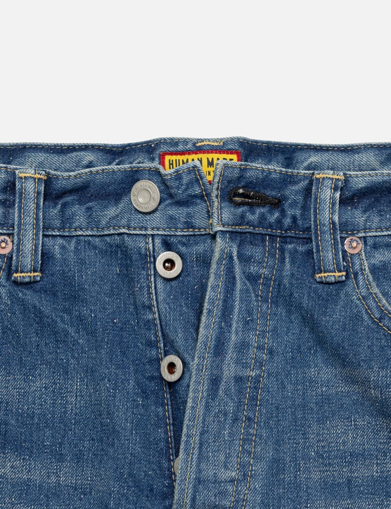 Human Made Straight Denim Pants Future - Indigo selvage straight