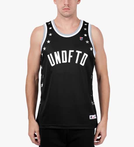 Undefeated - Black Global Mesh Tank Top | HBX
