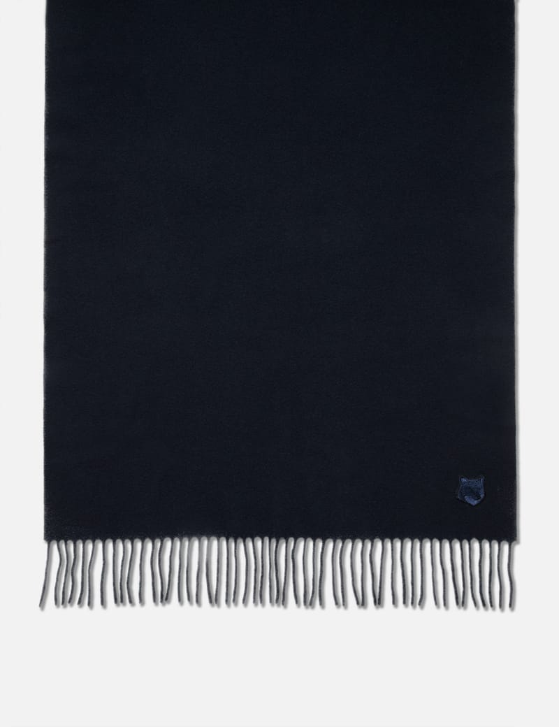 小物 MAISON KITSUNE JACQUARD SCARF Maison Kitsuné - Bold Fox Head Double Face Scarf | HBX