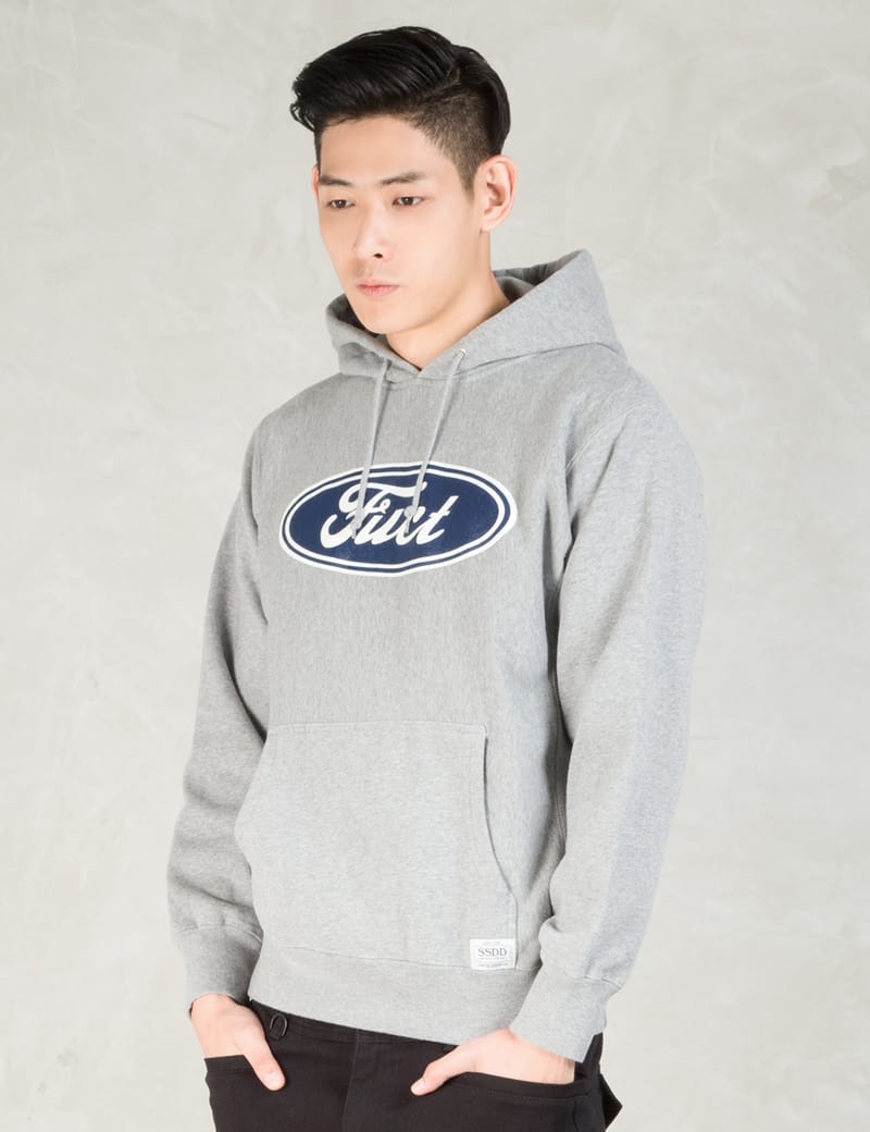 FUCT SSDD - Grey F Oval Pullover Parka | HBX - ハイプビースト