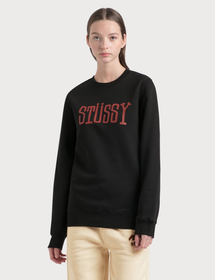 Stüssy - Block Type Sweatshirt | HBX - Globally Curated Fashion and ...