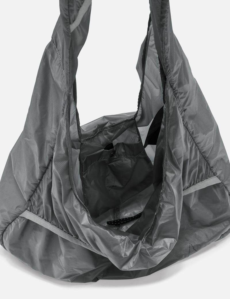 ROA Laki Packable Knot Bag - Silver micro ripstop nylon, packable