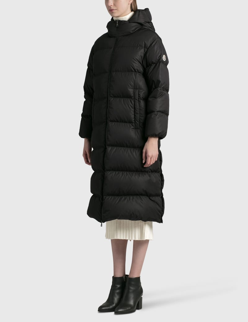 Moncler - LONG DOWN JACKET | HBX - Globally Curated Fashion Moncler - LONG DOWN JACKET | HBX - Globally Curated Fashion