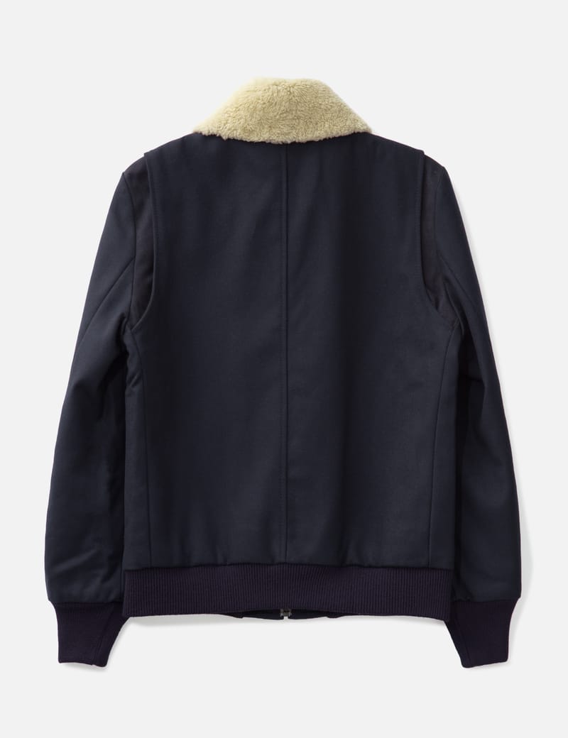 ジャケット・アウター Maison Margiela14 Collarless Jacket Navy ジャケット・アウター Maison Margiela14 Collarless Jacket