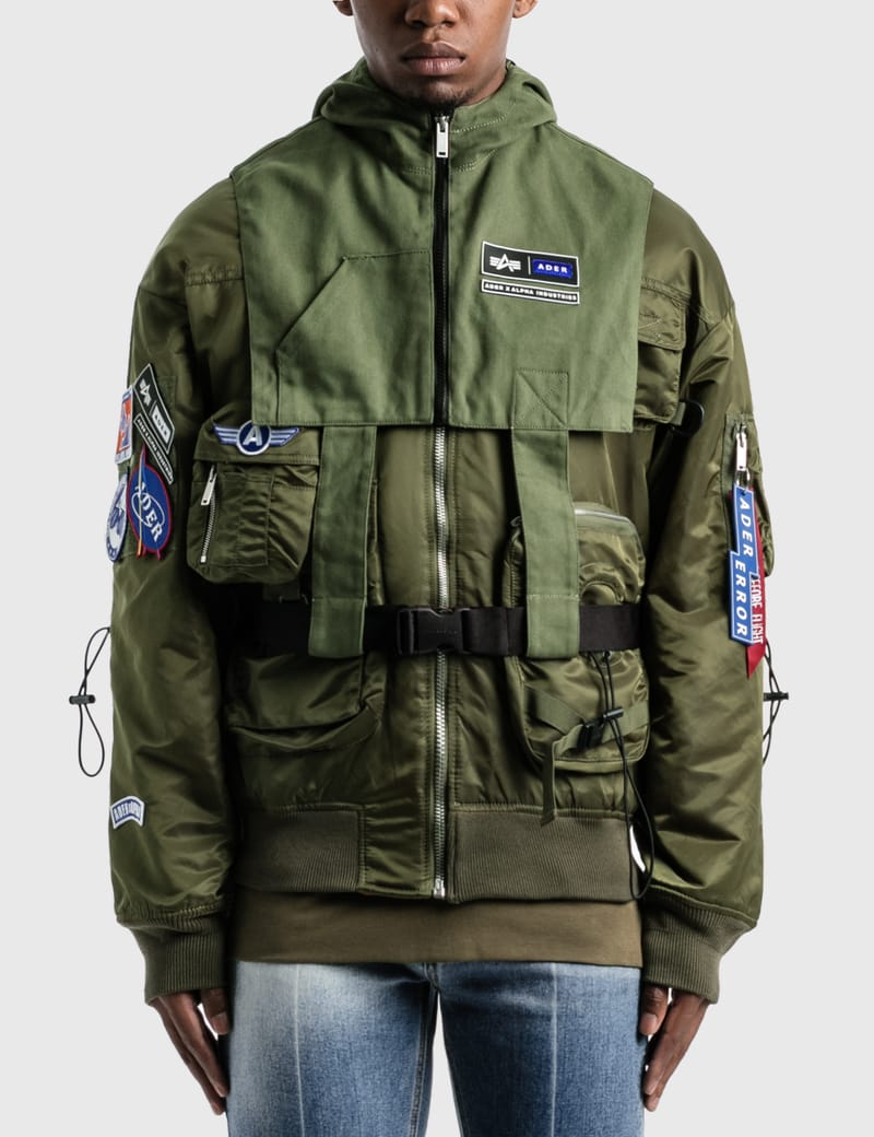 Ader Error - Ader Error x Alpha Industries Packable MA-1 Jacket 