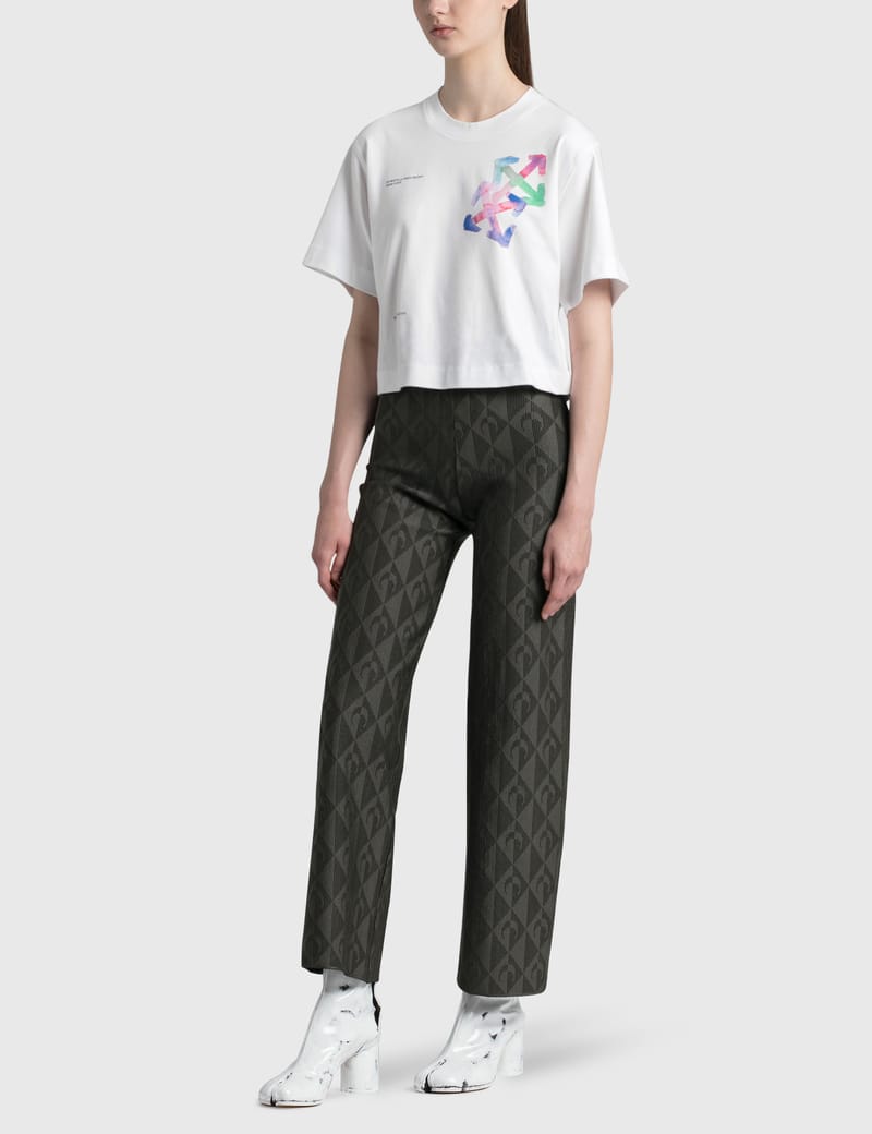 【Off-white】watercolor arrow t-shirt Off-White c/o virgil abloh men's colored arrows short sleeve