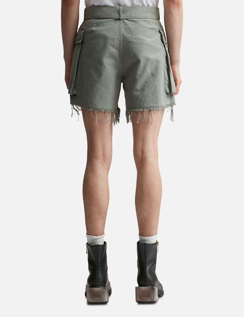 Dries Van Noten - Belted cotton shorts | HBX - Globally