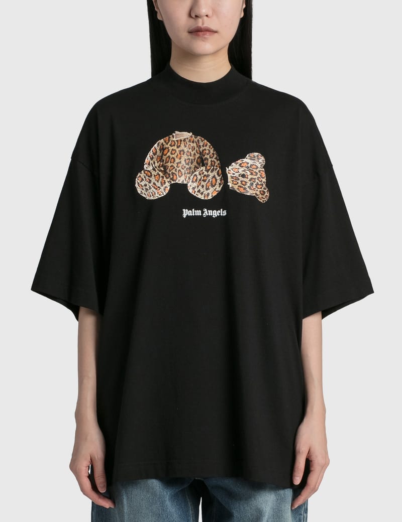 Palm Angels - Leopard Bear T-Shirt | HBX - Globally Curated