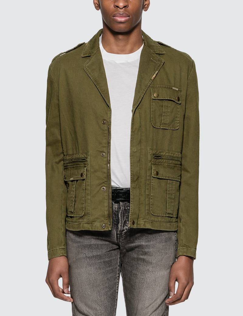 Saint Laurent - Saharienne Jacket In Cotton Gabardine | HBX