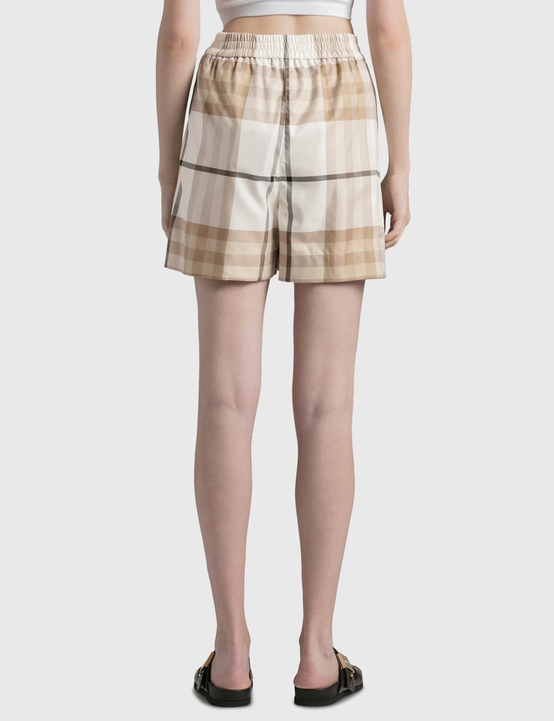 【送料&関税込】Burberry Check Shorts Check Cotton Shorts - Women | Burberry® Official