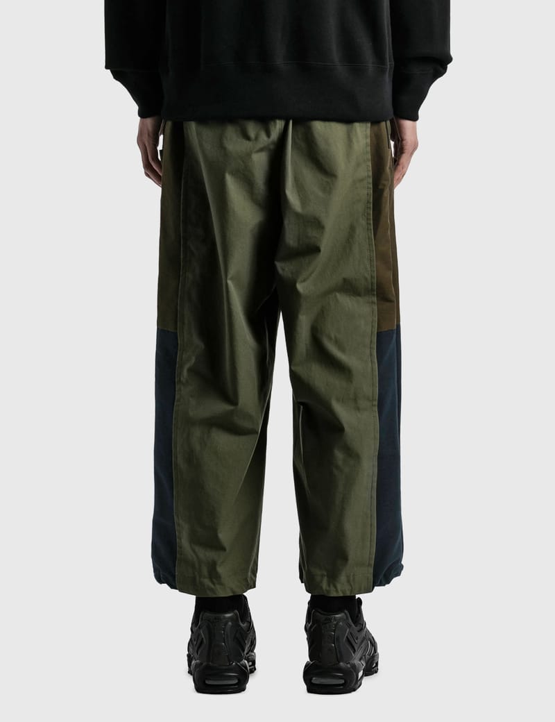 Cotton Oxford Grosgrain Pants