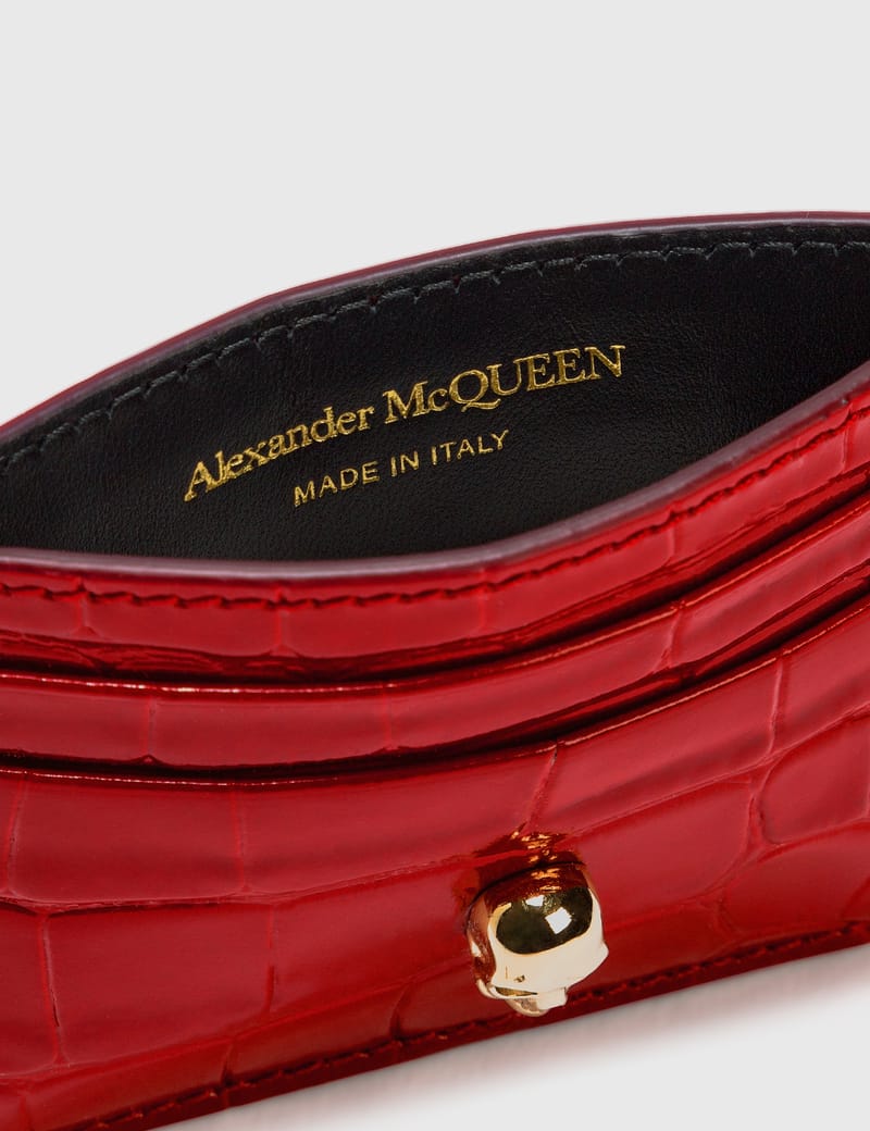 [Alexander McQueen] Skull Card Holder - Red / ☆送料込☆ MUSINSA | ALEXANDER McQUEEN Skull Card Holder - Red