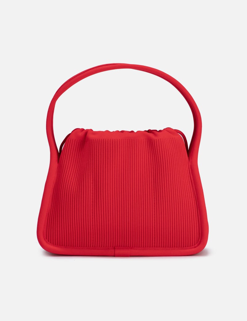 【関税込み】Alexander Wang イエロー スモール Ryan バッグ Alexander Wang Neon Yellow Rib Knit Small Ryan Bag Alexander